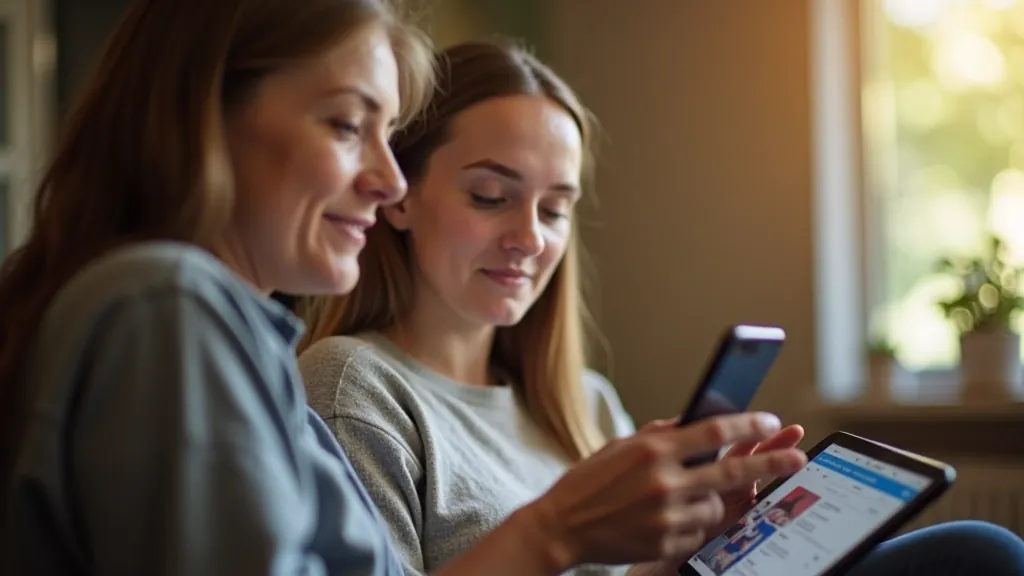 Starší osoba používá videohovor na tabletu, rodinné spojení, přátelský pohled